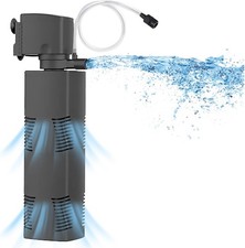 Internal Fish Tank Filter for 150-560L Bio Sponge Wave Maker Water Pump 1600L/H