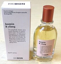 100 BON JASMIN & YLANG 50ML EDC REFILLABLE SPRAY NEW & BOXED