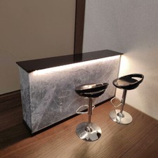 1/6th Scale Dolls House Miniatures Furniture Bar Counter Swivel Chair Soldier