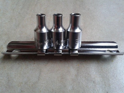 Britool 3pc square - 1/4",