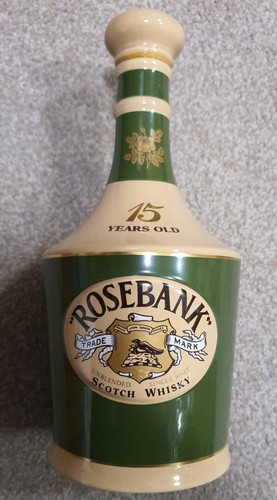 Rare rosebank whisky decanter - whisky,