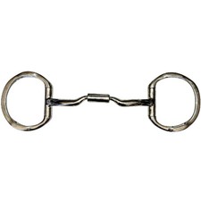 Myler Toklat Eggbutt Low Port Barrel Comfort Snaffle Bit MB04 Hooks 5-1/2 Wide