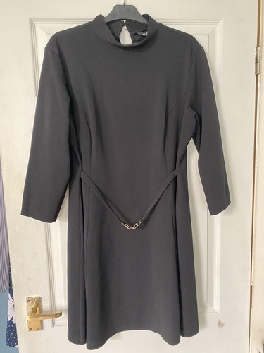 Tesco black high neck - f&f,