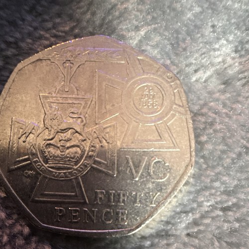 Victoria cross 50p - victoria, fifty