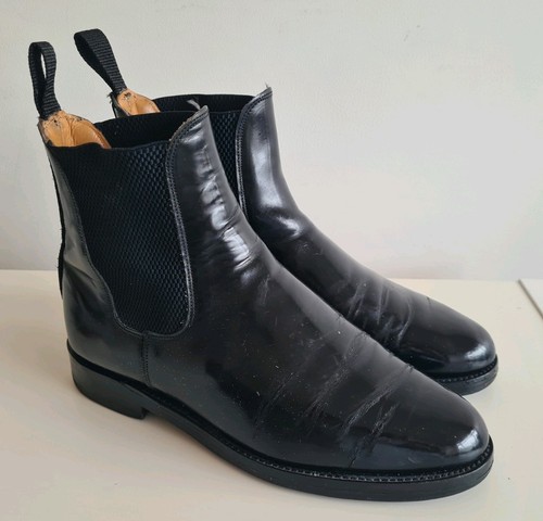 Jones bootmakers black leather - jones,