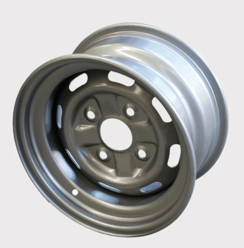 Steel rim 12x6 silver 4x110 - silver,