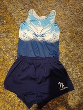 Milano Boys' Gymnastics Leotard and Shorts Size 30, Age 9-10
