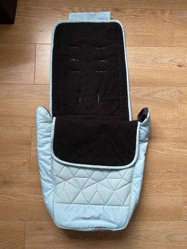 Silver cross clic footmuff - silver,
