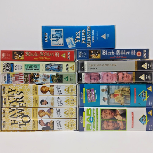 Job lot vhs cassettes - job, uk