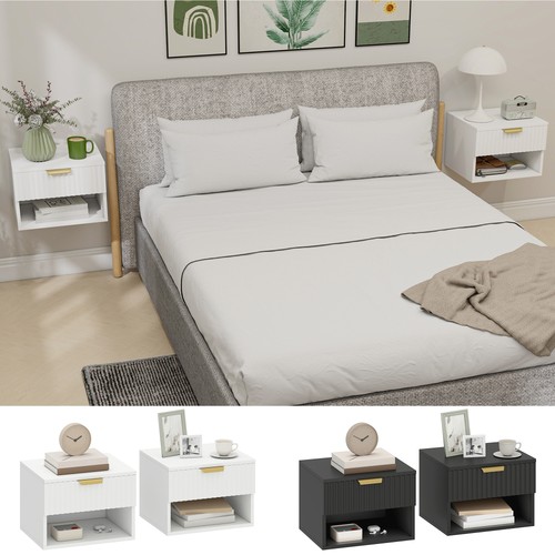 Wall mounted nightstand - nightstand, set