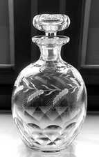 ANTIQUE GLASS DECANTER