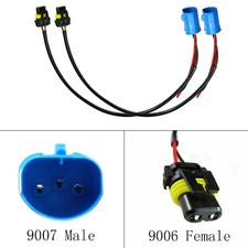2x 9007 Male to 9006 HB4