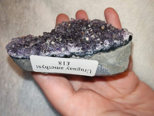 Uruguayan amethyst geode slice - geode,