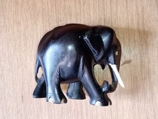 wood elephant ornament