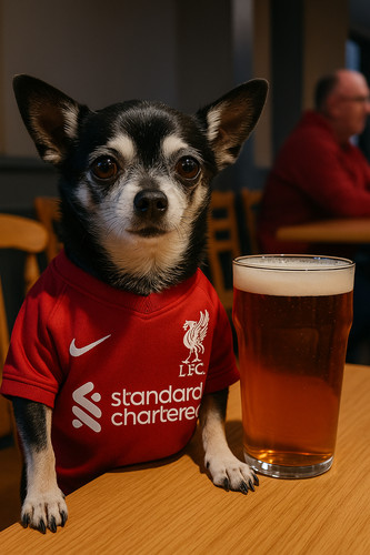 Personalised dog football - personalised,