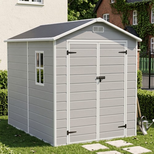 6x8ft plastic garden shed - 6x8ft,