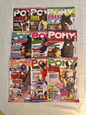Pony Magazine 9 Copies 2013