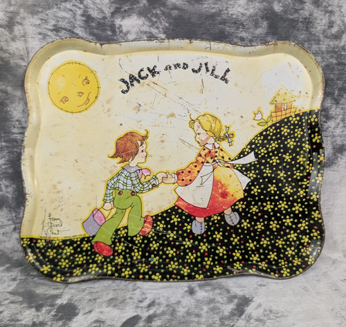 Jack and jill tray vintage - jill,