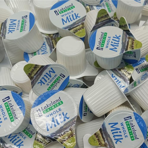Uht whole milk pots - uht, 12ml