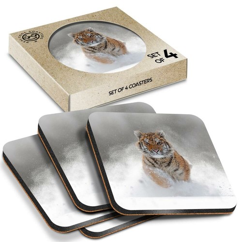 Boxed square coasters - 4,