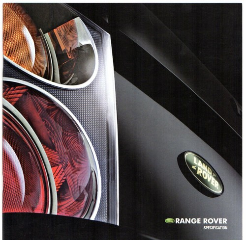 Range rover specifications - rover,