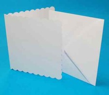 Scalloped Edge Cards & Plain