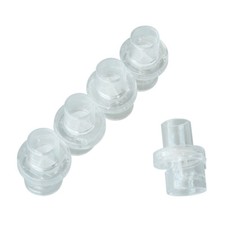 10pcs Oxygen Inlet Mouthpiece for CPR Resuscitator MASK One Way Valve  New