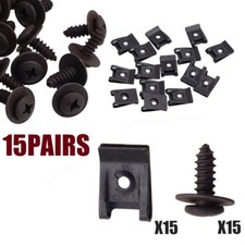 15 Pairs Metal U-type Clip w/