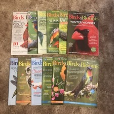 Birds & Blooms Magazine Lot Of
