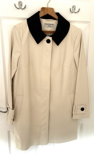 Cream black faux - faux, leather