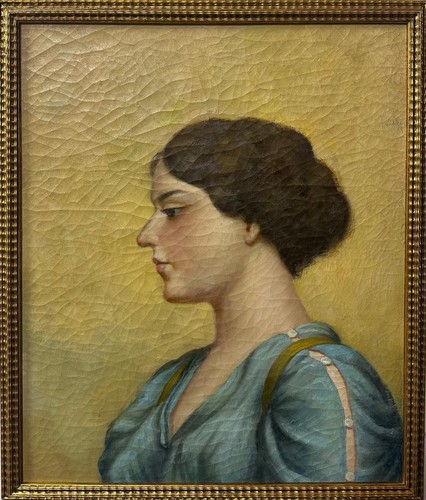Contemporary oil portrait - portrait, of