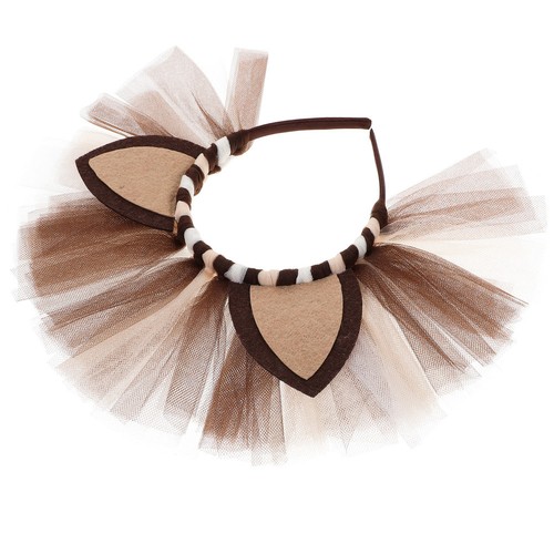 Brown lion party hair hoop - lion,