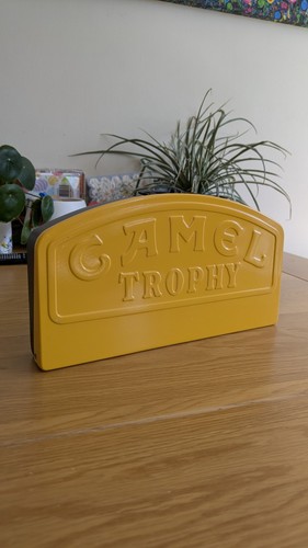 Vintage camel trophy - trophy, adventure