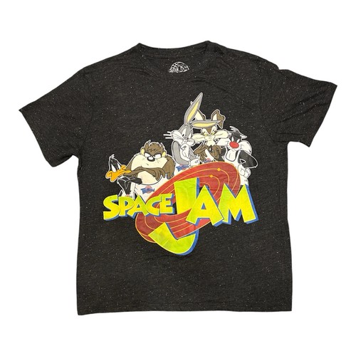 Space jam tshirt large grey - space, l