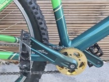 ONZA trials Cranks Crankset Square Taper With Bashgaurd And Onza Pedals MINT