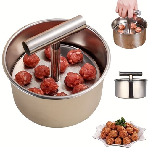 Stainless steel meatball - meatball, maker