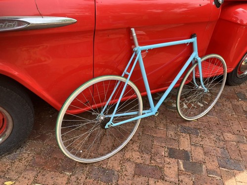 Vintage gents bicycle frame - vintage,
