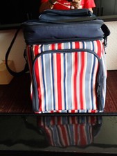 MARKS & SPENCER COOLER SHOULDER BAG - 3 ZIP SECTIONS - LOOK