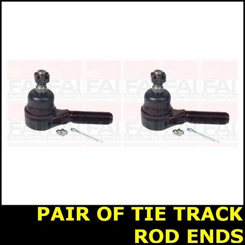 Pair tie track - of, end