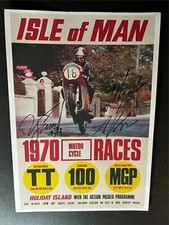 A4 IOM TT Poster hand signed
