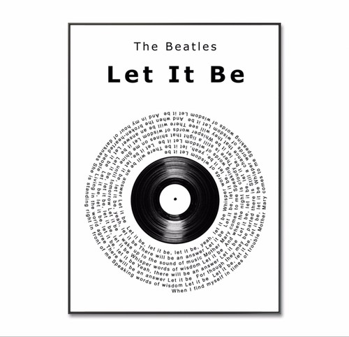 The beatles poster - the, be