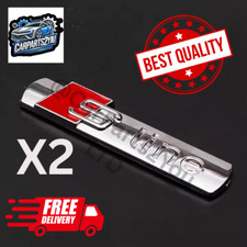 AUDI S-LINE WING Metal Chrome