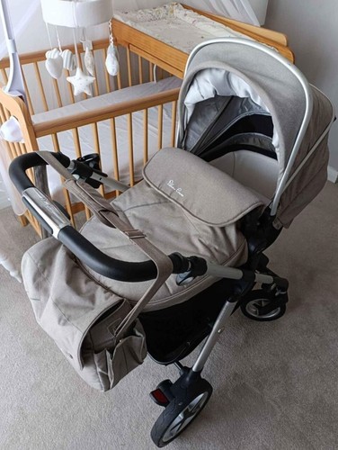 Silver cross beige - silver,