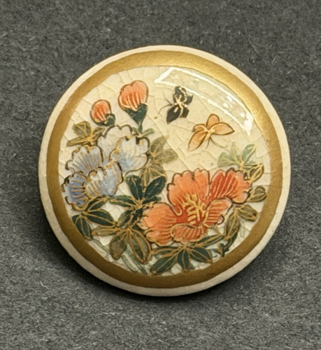 Vintage satsuma flowers - satsuma,