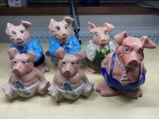 6 x Natwest Pigs Family Wade