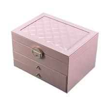 Multi Layer Large Jewelry Box, Necklace Jewelry Storage Organizer Cabinet Box UK