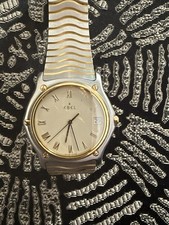 Ebel Sportwave Men’s 18ct 750 Gold Steel Wrist Watch Quartz 36mm