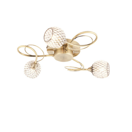 Ceiling light brass - brass, aherne