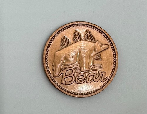 Bear archery bow medallion - bow,