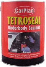4.5KG TETROSEAL TETROSYL BLACK UNDERSEAL BRUSH ON UNDERBODY Sealant CHASSIS